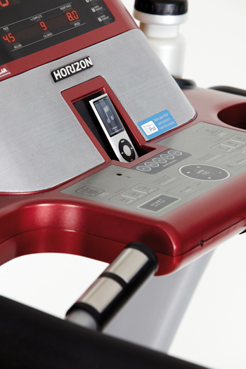 Horizon Fitness MP3 csatlakoztatás alt
