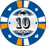 Buffalo Kerámia póker zseton 10