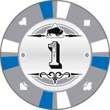 Buffalo Kerámia póker zseton 1