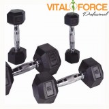 Vital Force Professional Fix Hexa Gumis súlyzó szett 12,5-20kg
